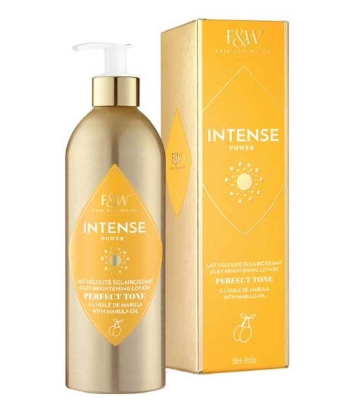 FAIR & WHITE I/POWER BRIGT/L MARULA OIL 500ML